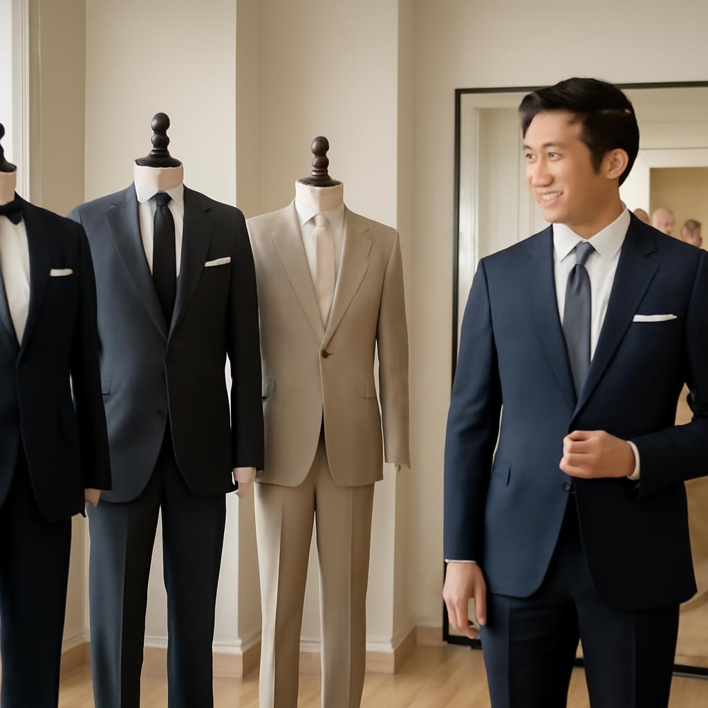 C&aacute;ch chọn vest nam cưới theo d&aacute;ng người v&agrave; kh&ocirc;ng gian tiệc