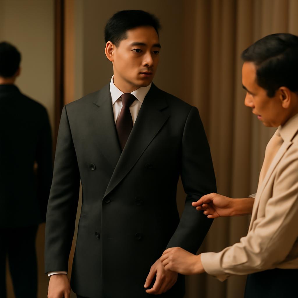 Cách chọn vest nam hai hàng nút vừa dáng