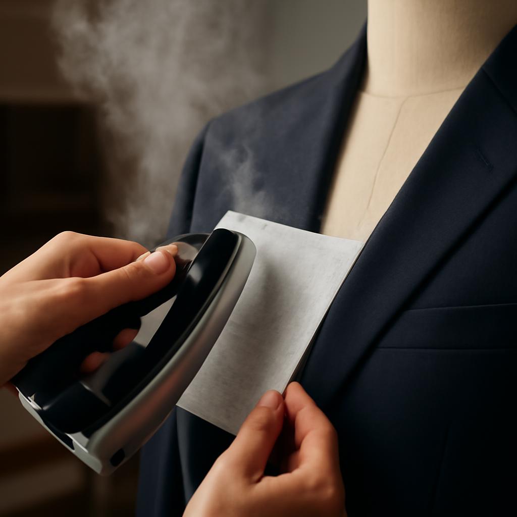 Cách ủi vest nam theo từng bộ phận