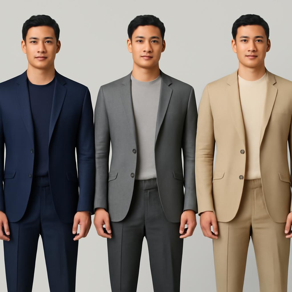 Chọn áo thun và vest nam theo dáng người