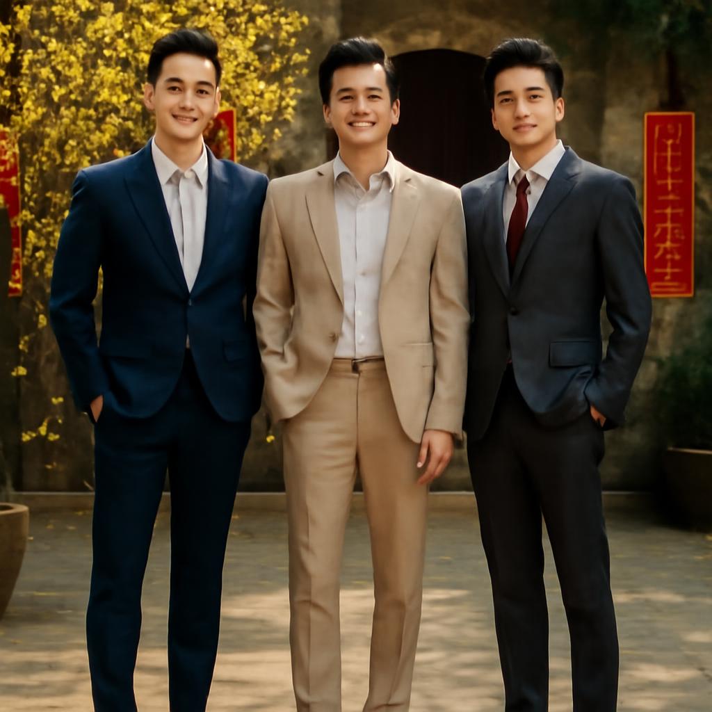 Gợi ý phối vest nam ngày Tết lịch lãm, trẻ trung