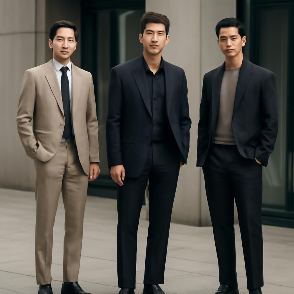 Phối đồ với vest nam dáng suông theo từng hoàn cảnh