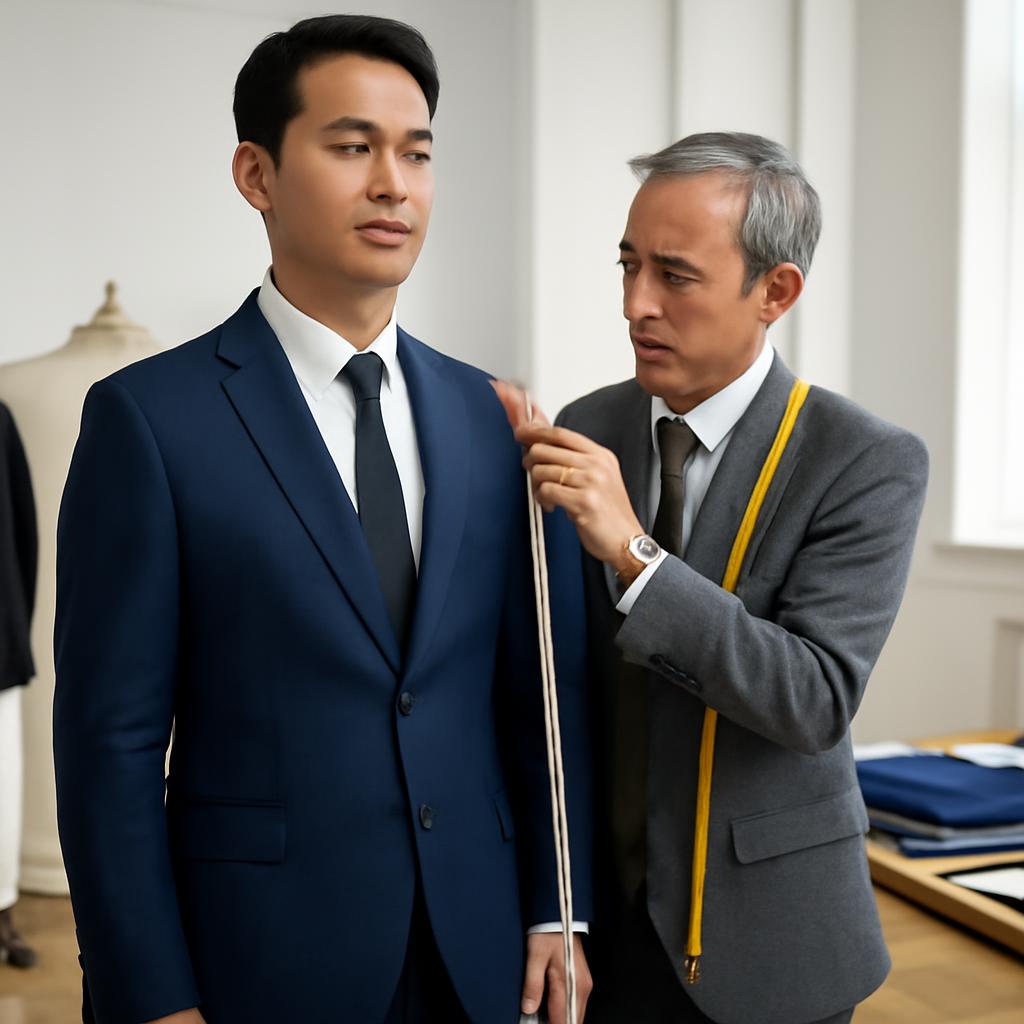 Quy tr&igrave;nh đặt may vest cưới gấp để vẫn vừa vặn