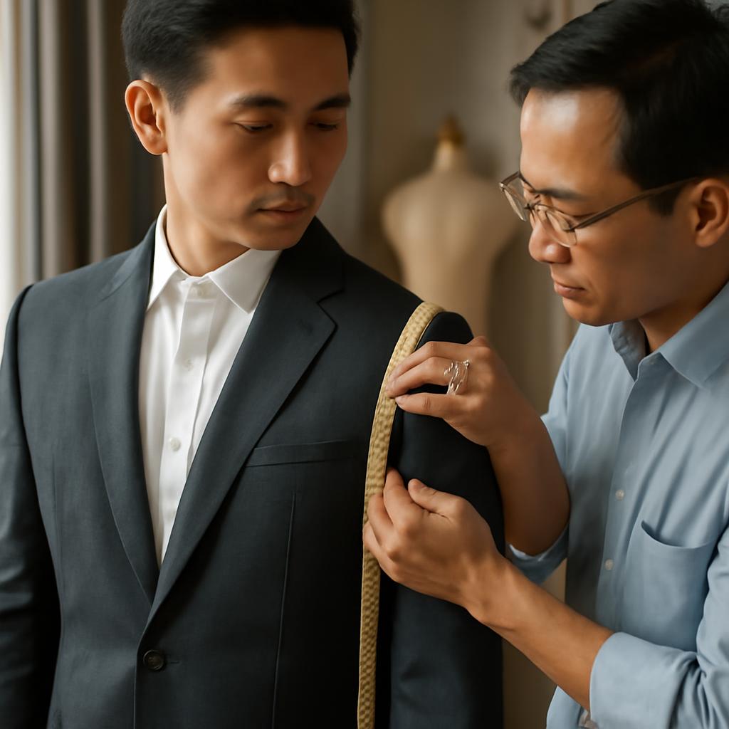 Quy trình may vest cưới nhanh vẫn bảo đảm vừa vặn