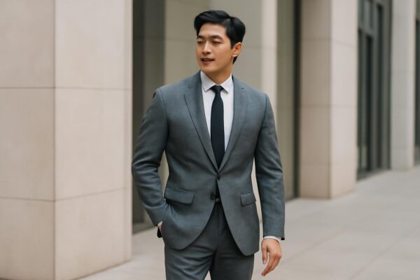 V&igrave; sao vest nam m&agrave;u x&aacute;m l&agrave; lựa chọn linh hoạt