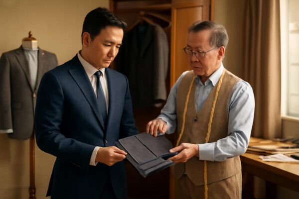 X&aacute;c định ti&ecirc;u ch&iacute; trước khi chọn vest cưới may gấp