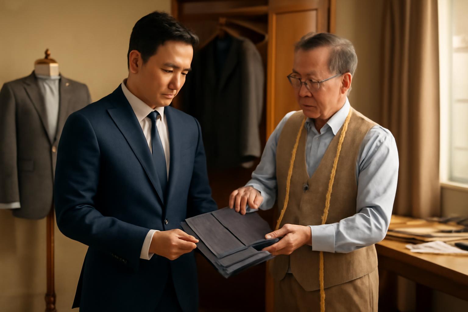 X&aacute;c định ti&ecirc;u ch&iacute; trước khi chọn vest cưới may gấp